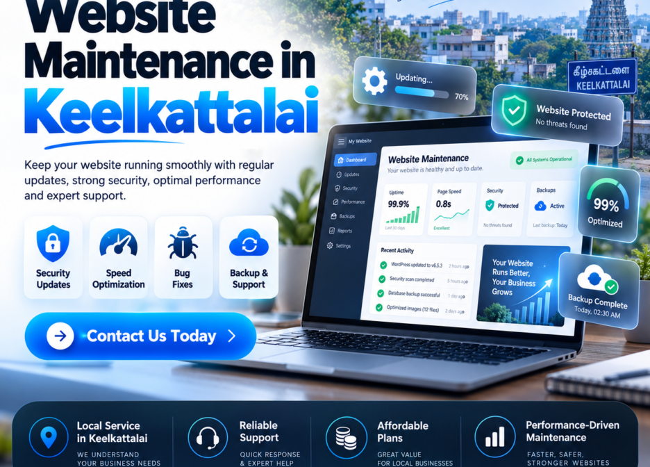 Website Maintenance in Keelkattalai