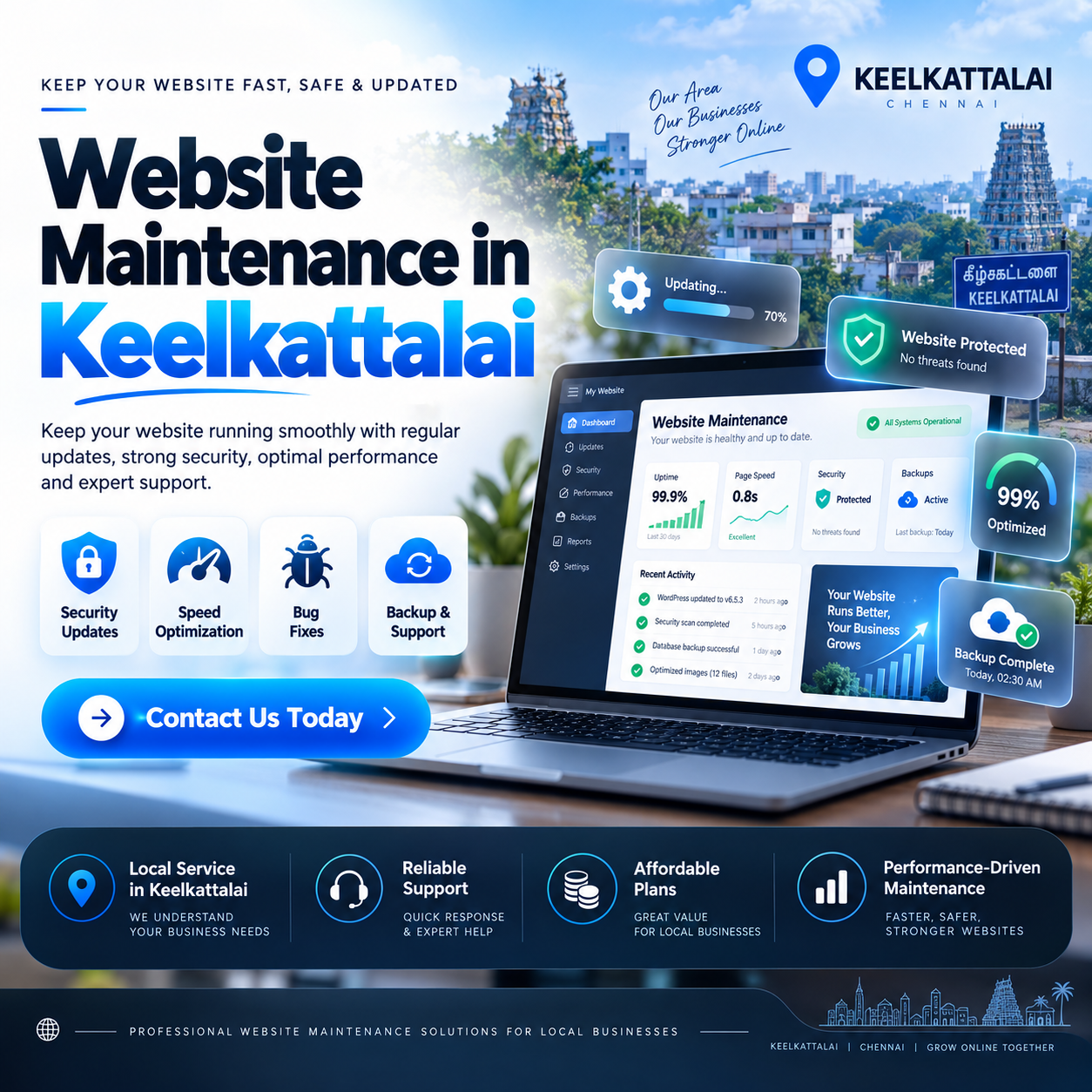 Website Maintenance in Keelkattalai